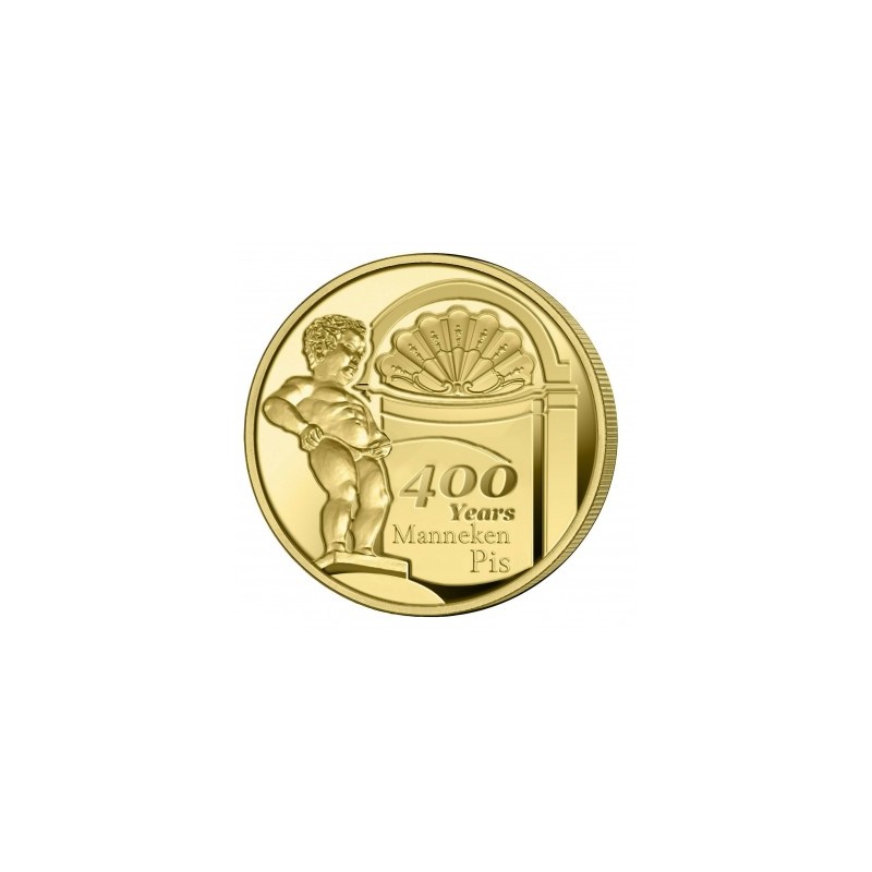 Pièce de 2,50 Euros Belgique 2019, BU coincard version française, 400 ans Manneken Pis Pièce de 2,50 Euros Belgique 2019, BU coincard version française, 400 ans Manneken Pis