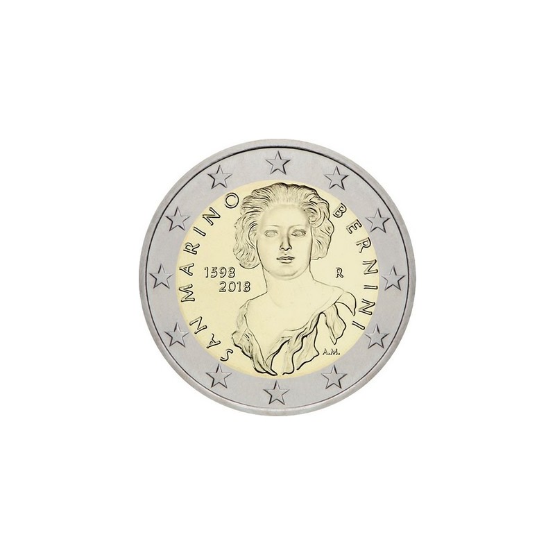 2 Euros Saint-Marin 2018, Coffret BU, Lorenzo Bernini