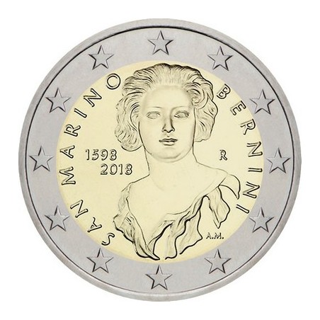 2 Euros Saint-Marin 2018, Coffret BU, Lorenzo Bernini