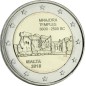 2 Euros Malte 2018, UNC, Temples de Mnajdra