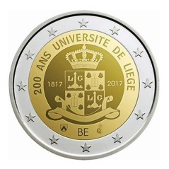 2 Euros Belgique 2017, BU coincard, Version flamande, Université de Liège