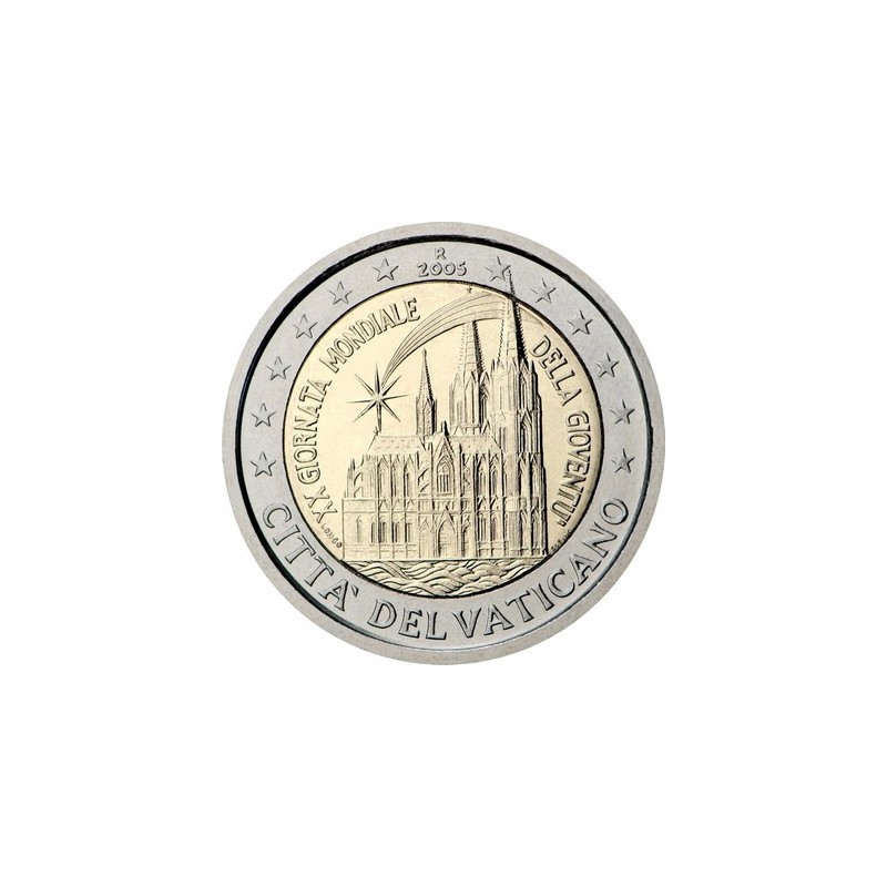 2 Euros Vatican 2005, 20ᵉ journée mondiale de la jeunesse