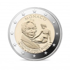 2 Euros Monaco 2018, Coffret BE, François-Joseph Bosio Sculpteur