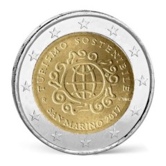 2 Euros Saint-Marin 2017, Coffret BU, Développement du tourisme durable