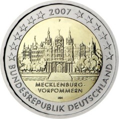 2 Euros Allemagne 2007, Présidence du Mecklembourg-Poméranie-Occidentale au Bundesrat, 5 Ateliers UNC