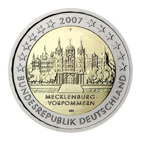 2 Euros Allemagne 2007, Présidence du Mecklembourg-Poméranie-Occidentale au Bundesrat, 5 Ateliers UNC