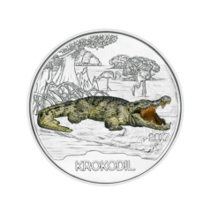 3 Euros Autriche 2019, UNC, Le crocodile