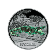 3 Euros Autriche 2019, UNC, Le crocodile