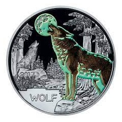 3 Euros Autriche 2017, UNC, Le loup