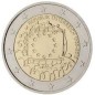 2 Euros Autriche 2015, UNC, 30 ans du Drapeau Européen