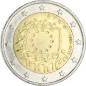 2 Euros Irlande 2015, UNC, 30 ans du Drapeau Européen