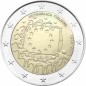 2 Euros Italie 2015, UNC, 30 ans du Drapeau Européen