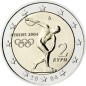 Pièce de 2 Euros Grèce, UNC, Les JO d'Athènes de 2004.