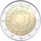 2 Euros Malte 2015, UNC, 30 ans du Drapeau Européen