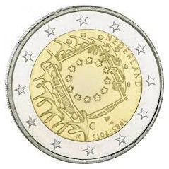 2 Euros Pays-Bas 2015, UNC, 30 ans du Drapeau Européen