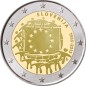 2 Euros Slovénie 2015, UNC, 30 ans du Drapeau Européen