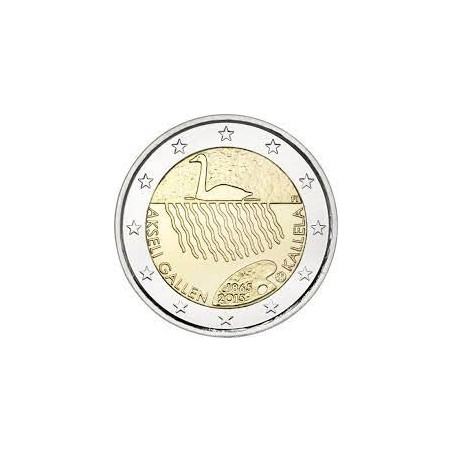 2 Euros Finlande 2015, UNC, Akseli Gallen Kallela