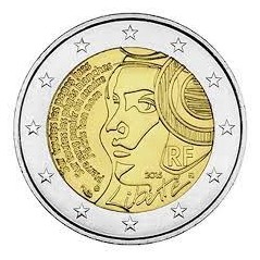 2 Euros France 2015, UNC, Fête de la fédération