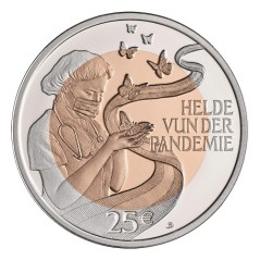 25 Euros Luxembourg 2023, Coffret BE, Les héros de la pandémie