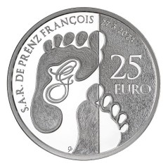 25 Euros Luxembourg 2023, Coffret BE, La naissance du Prince François