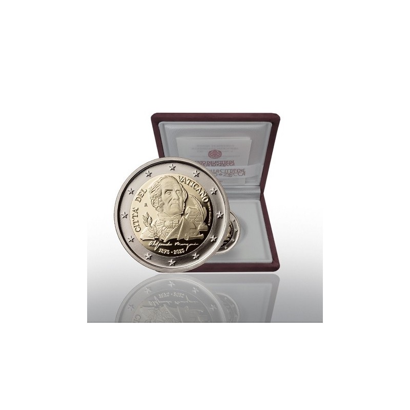 copy of 2 Euros Vatican 2023, Coffret BU, Alessendro Manzoni