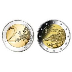 2 Euros Allemagne 2024, Atelier A, UNC, Mecklembourg