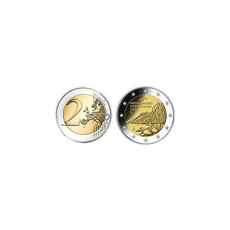 2 Euros Allemagne 2024, 5 Ateliers (A, D, F, G, J) UNC, Mecklembourg