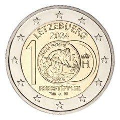 copy of 2 Euros Luxembourg 2024, UNC, La mort du Grand-Duc Guillaume II