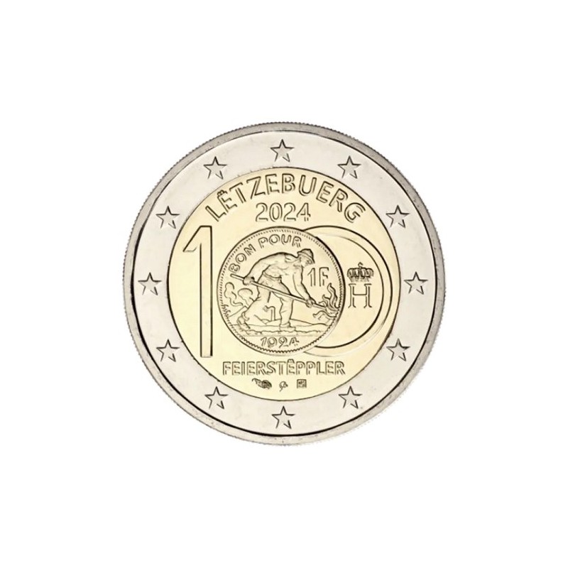 2 Euros Luxembourg 2024, BU, Centenaire du Franc Luxembourgeois