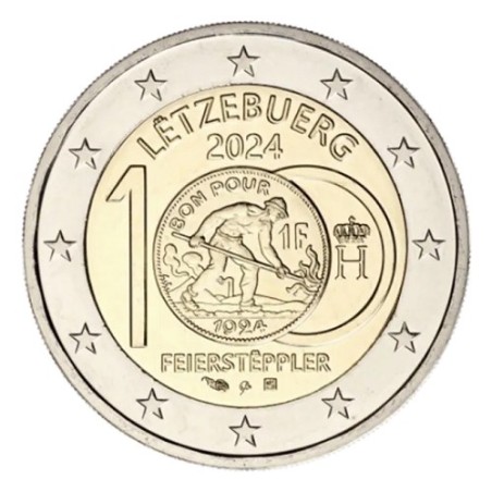 2 Euros Luxembourg 2024, BU, Centenaire du Franc Luxembourgeois