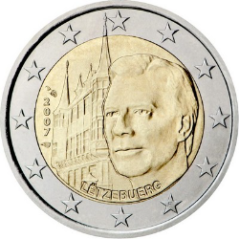 2 Euros Luxembourg 2007, Palais grand-ducal