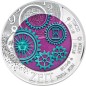Pièce de 25 Euros Autriche 2016, BU argent et niobium, Chronomètre Pièce de 25 Euros Autriche 2016, BU argent et niobium, Chronomètre