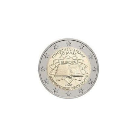 2 Euros Allemagne 2007, UNC, 50ᵉ anniversaire du traité de Rome, Atelier A