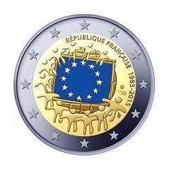 2 Euros France 2015, BU, 30 ans du Drapeau Européen