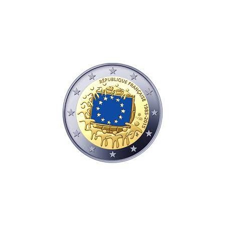 2 Euros France 2015, BU, 30 ans du Drapeau Européen