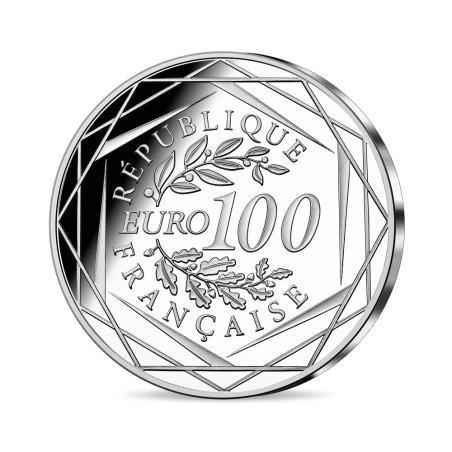 100 Euros France 2023, UNC, Coupe du monde de rugby