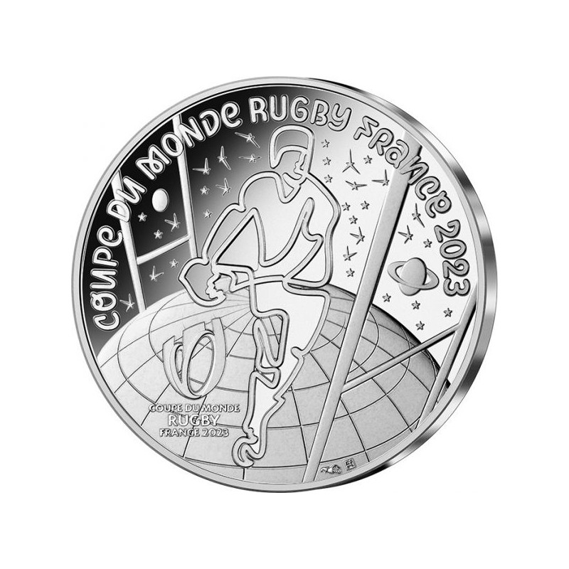 100 Euros France 2023, UNC, Coupe du monde de rugby