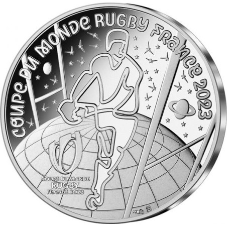 100 Euros France 2023, UNC, Coupe du monde de rugby