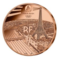 1/4 d'Euros France 2024, UNC, Le Saut à la perche