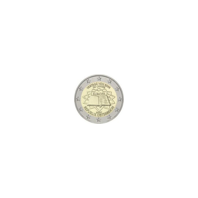 2 Euros Autriche 2007, UNC, 50ᵉ anniversaire du traité de Rome