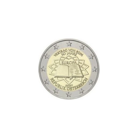 2 Euros Autriche 2007, UNC, 50ᵉ anniversaire du traité de Rome