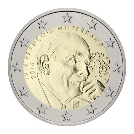 2 euros Commémorative France 2016 UNC - François Mitterrand