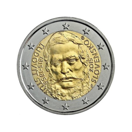 2 Euros Slovaquie 2015, UNC, Ludovit Stur