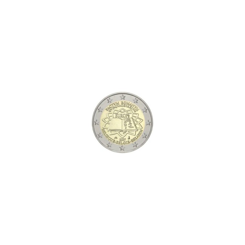 2 Euros Belgique 2007, UNC, 50ᵉ anniversaire du traité de Rome