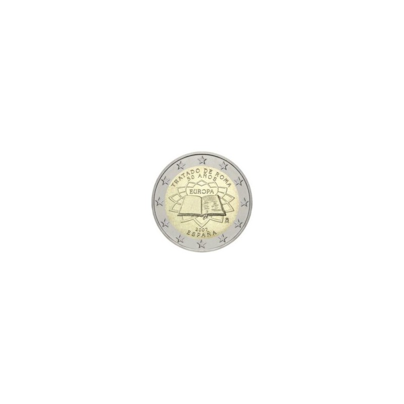 2 Euros Espagne 2007, UNC, 50ᵉ anniversaire du traité de Rome