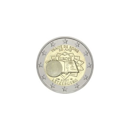 Lot de 17 pièces de 2 Euros 2007, UNC, 50ᵉ anniversaire du traité de Rome