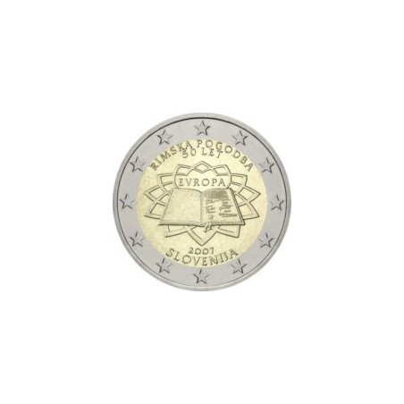 2 Euros Slovénie 2007, UNC, 50ᵉ anniversaire du traité de Rome