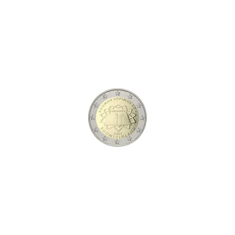 2 Euros Finlande 2007, UNC, 50ᵉ anniversaire du traité de Rome