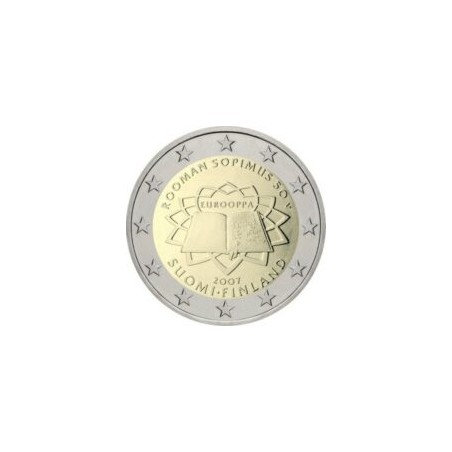 2 Euros Finlande 2007, UNC, 50ᵉ anniversaire du traité de Rome