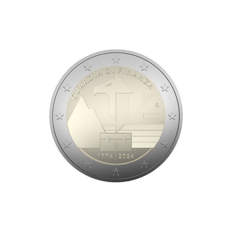 Pièce de 2 Euros Italie 2024, BU, 250 ans du Garde des Finances